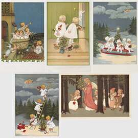 【xmas限定販売】 クリスマスポストカード5枚組C