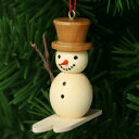 【xmas限定販売】《クリスマスオーナメント》 スキーの雪だるま