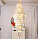 【PSE認証 オーダーシャンデリア】 超豪華! 大型 スワロフスキー風 LED クリスタル シャンデリア 調光対応 サイズ変更可 【納期確認要!】ペンダントライト led 照明 照明器具 シンプル 安い 北欧 アンティーク ホテル 店舗 リビング ダイニング