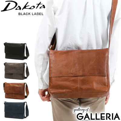 【最大39倍 16日2時迄】 キーホルダー&ノベルティ付 ダコタブラックレーベル ショルダーバッグ Dakota BLACK LABEL ホースト 斜めがけ 本革 レザー 革 フラップ 横型 薄マチ ファスナー バッグ 通勤 大人 A4 通学 日本製 メンズ レディース 1620411