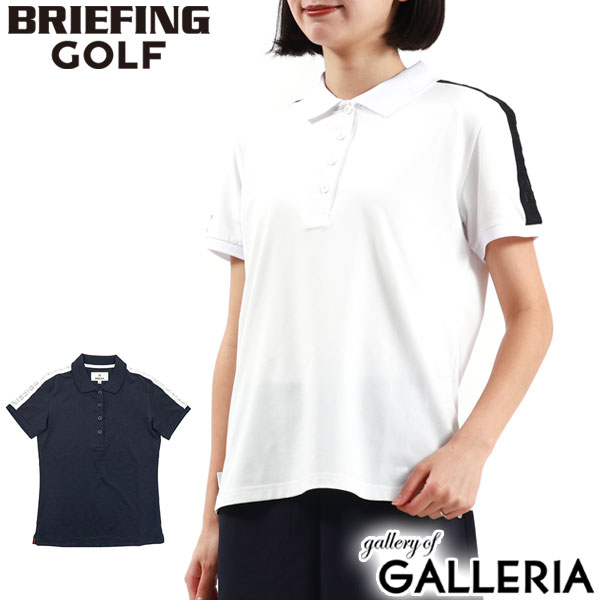 【最大36倍｜30日0時～10時】【セール20%OFF】【日本正規品】 ブリーフィング ゴルフ ウェア BRIEFING GOLF WOMENS LOGO MESH SIDE LINE POLO ポロシャツ ゴルフウェア シャツ 半袖 ロゴ 春 夏…