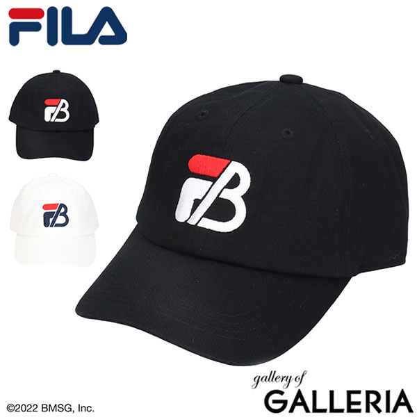 楽天ギャレリア Bag＆Luggage ANNEX【エントリー&楽天カード最大12倍】 FILA×BE:FIRST フィラ キャップ FILA BE:FIRST 帽子 コラボ コラボグッズ ロゴ 黒 スポーツ アウトドア 綿 コットン メンズ レディース 127-713503