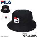 【エントリー&楽天カード最大12倍】 FILA×BE:FIRST フィラ バケットハット FILA BE:FIRST バケハ 帽子 コラボ コラボグッズ ロゴ 黒 スポーツ アウトドア 綿 コットン メンズ レディース 127-713504