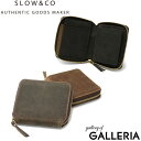 スロウ 財布 メンズ 【最大39倍 5/5限定】 ノベルティ付 スロウ 二つ折り財布 SLOW クーズー kudu mini round wallet 財布 二つ折り 本革 ラウンドファスナー 小銭入れ 牛革 日本製 メンズ レディース SO840K