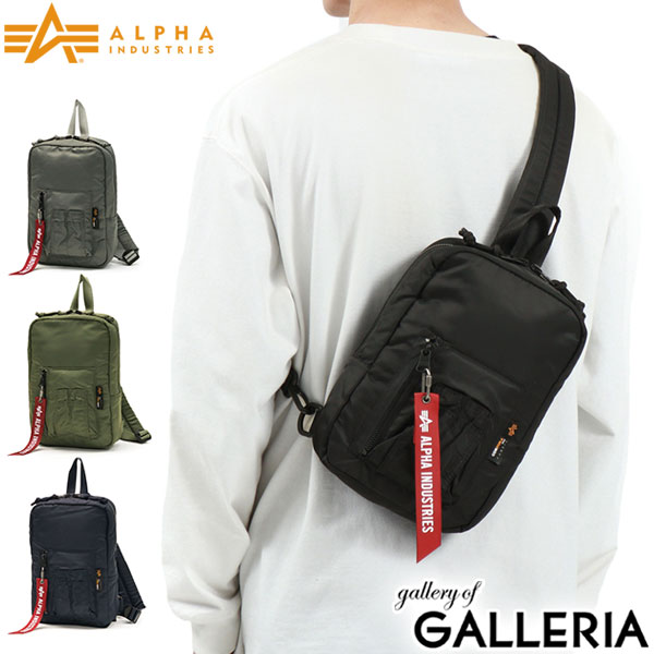 【最大47倍 16日1:59迄】 アルファインダストリーズ ボディバッグ ALPHA INDUSTRIES ワンショルダーバッグ ユーティリティーポケット 斜めがけ 3L A5 コンパクト 小さめ スリム 軽量 縦型 ナイロン MA-1 ミリタリー メンズ レディース TZ1085