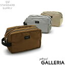 【エントリー&楽天カード最大21倍】 スタンダードサプライ ポーチ STANDARD SUPPLY LEATHER BOTTOM 2R SQUARE POUCH M 2ルーム スクエアポーチM 小物入れ 2層 本革 撥水 限定 日本製 メンズ レディース(4)