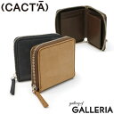 楽天ギャレリア Bag＆Luggage ANNEX【エントリー&楽天カード最大21倍】 ノベルティ付 カクタ 財布 （CACT'A） CACTA BUSTABO ブスタボ ROUND SHORT WALLET 二つ折り財布 折り財布 本革 レザー 栃木レザー 小さい コンパクト BOX型小銭入れ ラウンドファスナー メンズ レディース 2030