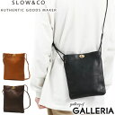 SLOW バッグ メンズ 【最大39倍 4/20限定】 ノベルティ付 スロウ ショルダーバッグ SLOW bono ボーノ mini shoulder bag ミニショルダー ミニショルダーバッグ 革 A5 斜めがけ 軽量 コンパクト 黒 小さめ 日本製 メンズ レディース 49S300KSA