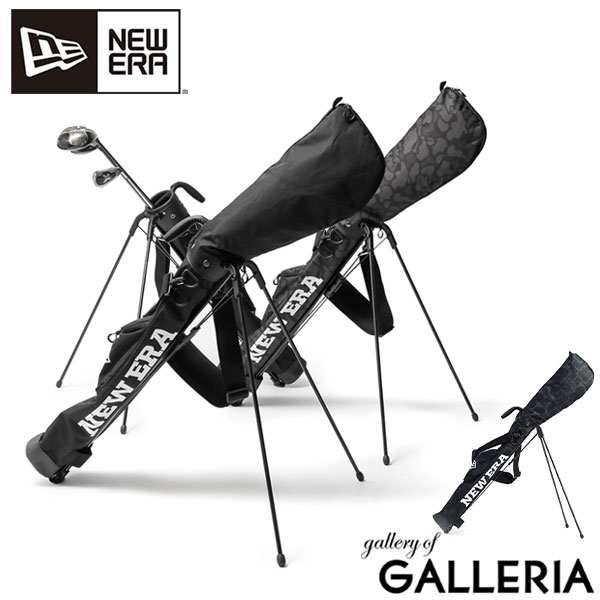 【エントリー 楽天カード最大21倍】【正規取扱店】 ニューエラ キャディバッグ NEW ERA GOLF ゴルフ セルフスタンドケース ワードマークロゴ クラブケース キャディーバッグ 47インチ 2分割 スタンド ゴルフバッグ 肩掛け メンズ レディース