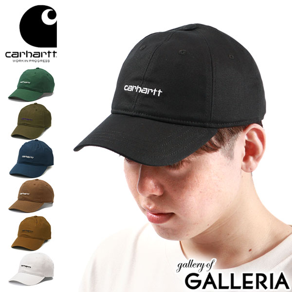 カーハート  帽子 メンズ 【最大36倍 5/20限定】【日本正規品】カーハート キャップ メンズ レディース Carhartt WIP 帽子 6パネル コットン ロゴ ワンポイント アジャスター サイズ調整 刺繍 シンプル ユニセックス アメカジ CANVAS SCRIPT CAP I028876