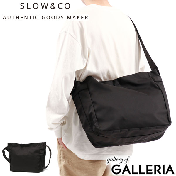 SLOW バッグ メンズ 【エントリー&楽天カード最大21倍】 ノベルティ付 スロウ ショルダーバッグ SLOW ballistic air -box shoulder bag- ショルダー バッグ 斜めがけ A4 B4 大容量 大きめ 軽量 ナイロン 撥水 横型 日本製 大人 メンズ レディース 868S00L