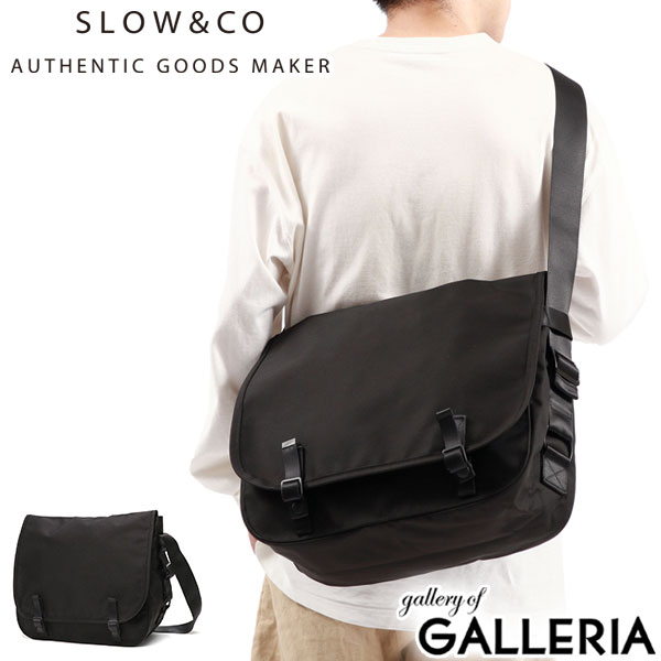 SLOW バッグ メンズ 【エントリー&楽天カード最大21倍】 ノベルティ付 スロウ ショルダーバッグ SLOW ballistic air -French army shoulder bag- ショルダー バッグ 斜めがけ 2WAY リュック A4 大容量 軽量 ナイロン 撥水 横型 日本製 大人 メンズ レディース 868S01L