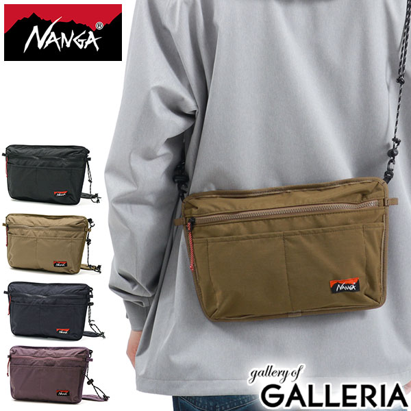 楽天ギャレリア Bag＆Luggage ANNEX【最大54倍 6/25限定】 ナンガ サコッシュ ショルダーバッグ メンズ レディース 小さめ 斜めがけ 大人 ブランド NANGA コンパクト A5 ミニ 薄マチ 軽量 難燃素材 キャンプ アウトドア 日本製 HINOC SACOCHE ヒノックサコッシュ NW2421-3A300-A