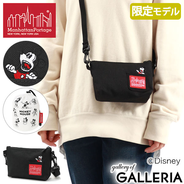 楽天ギャレリア Bag＆Luggage ANNEX【エントリー&楽天カード最大21倍】【日本正規品】 マンハッタンポーテージ ミッキー ショルダーバッグ レディース メンズ ブランド 小さめ ナイロン Manhattan Portage 斜めがけ 軽量 Mini Clutch / Mickey Mouse MP7020MIC23