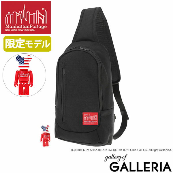 【エントリー 楽天カード最大21倍】【日本正規品】マンハッタンポーテージ ボディバッグ メンズ レディース Manhattan Portage BE@RBRICK ベアブリック くま 100％ ブランド A5 Little Italy Crossbody Bag w MP1927BE@RBRICK23