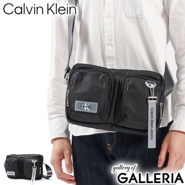 【限定セール】 カルバンクラインジーンズ ショルダーバッグ メンズ レディース 斜めがけ Calvin Klein Jeans ブランド 軽い 軽量 カジュアル 小さめ 斜めがけバッグ ミニショルダー バッグ 2層 大人 かっこいい HH3811