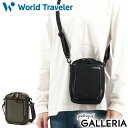 【最大46倍 7/15限定】 ワールドトラベラー ショルダーバッグ メンズ レディース World Traveler ブランド 斜めがけ 縦型 大人 30代 4...