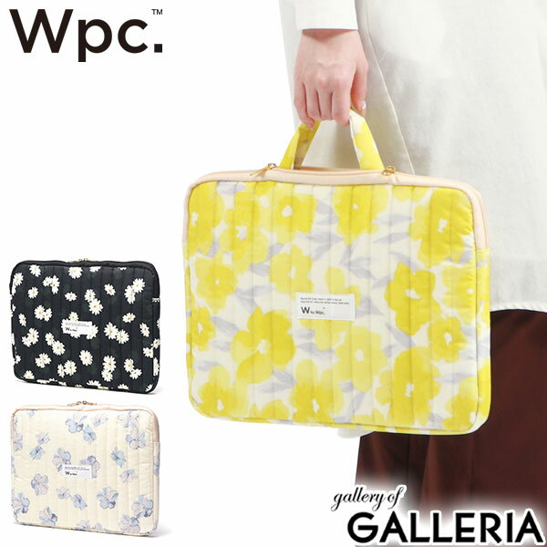 楽天ギャレリア Bag＆Luggage ANNEX【エントリー&楽天カード最大21倍】 Wpc. PCケース Wpc ダブリュピーシー ワールドパーティー 15インチ おしゃれ 女性 レディース パソコンケース ブランド 大学生 PCバッグ A4 薄い パソコン PC ノートパソコン 持ち運び バッグ 花柄 キルティングPCケースL W112