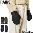 【エントリー&楽天カード最大21倍】 レインズ 手袋 メンズ レディース ブランド RAINS おしゃれ 暖かい フリース 防寒 断熱 防水 冬 リブ編み ミト...