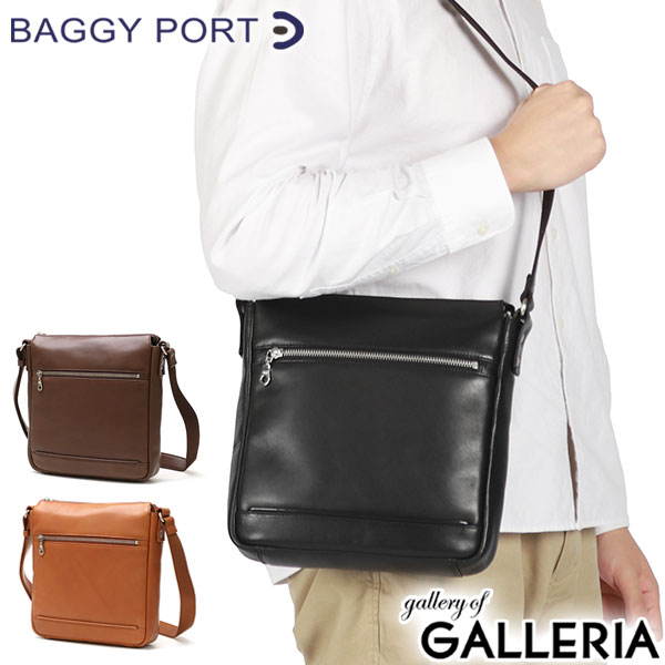 【最大51倍 27日2時迄】 ノベルティ付 バギーポート ショルダーバッグ メンズ 斜めがけバッグ 大人 軽い 小さめ BAGGY PORT レザー 革 本革 縦 縦型 上品 大人 斜め掛け A5 ブランド おしゃれ ビジネス シンプル SOFT SMOOTH ZKM-3003