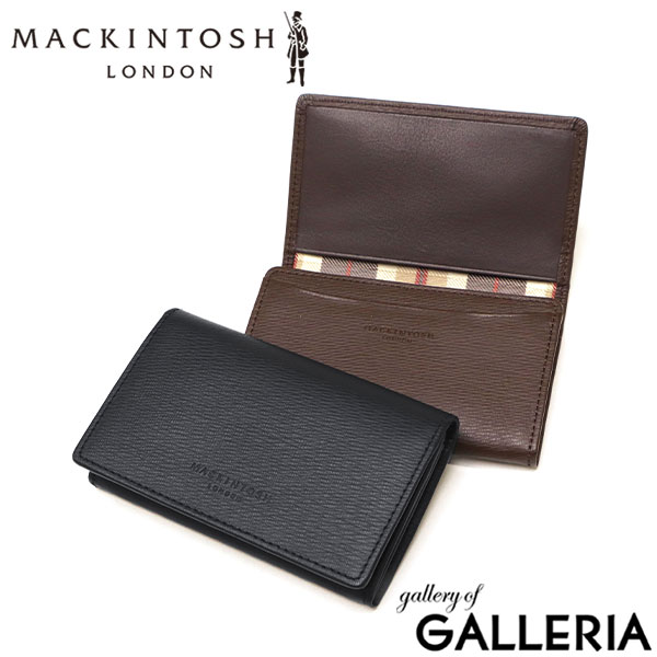 【最大48倍 16日2時迄】 マッキントッシュ ロンドン 名刺入れ レディース メンズ 本革 革 ブランド MACKINTOSH LONDON カードケース 名刺 ケース カード入れ ビジネス チェック チェック柄 軽量 仕切り ハウス HOUSE 名刺入れ WMKL6060084