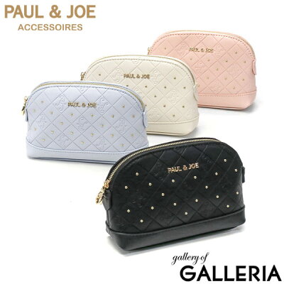 【最大33倍 4/20限定】 PAUL&JOE ACCESSOIRES ポーチ レディース 小物入れ 小さめ おしゃれ ブランド ポール&ジョーアクセソワ 小物 かわいい 可愛い お洒落 小さい ミニ 化粧 大人 女性 女子 ロゴ 上品 エンボス PJA-P1076