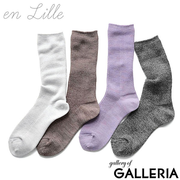 【最大45倍 11/25限定】 【メール便】 リーレ 靴下 レディース 暖かい en Lille 冬 秋冬 ウール メリノ..