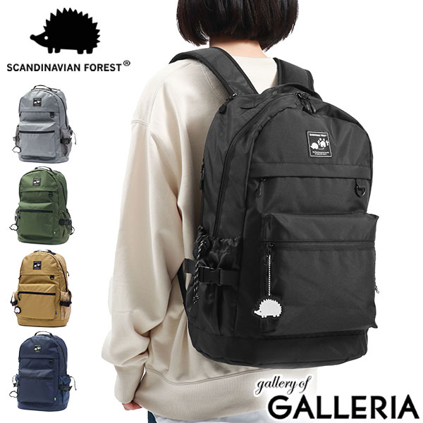 【当店限定 エントリーで最大12倍】 ノベルティ付 スカンジナビアンフォレスト リュック レディース 通学 大容量 SCANDINAVIAN FOREST 通勤 軽量 おしゃれ デイパック バックパック A4 通学リュック 高校生 撥水 PC 女性 黒 アクティブデイパック 251-AFSF223