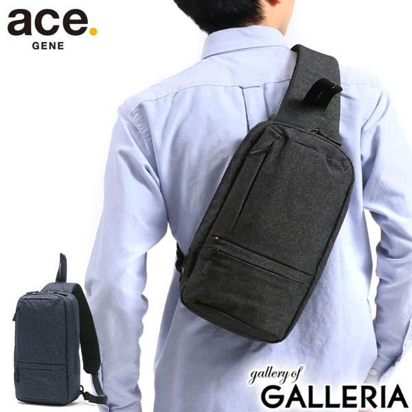 楽天ギャレリア Bag＆Luggage ANNEX【エントリー&楽天カード最大21倍】【セール30％OFF】 エースジーン ボディバッグ ace.GENE ワンショルダー HOVERLITE ホバーライト バッグ 斜めがけ A5 5L 軽量 スリム 縦型 ナイロン ウォーキング ブランド メンズ ACEGENE エース 59001