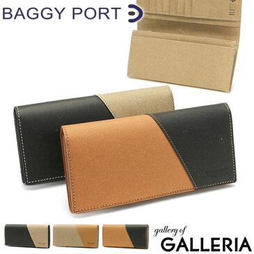 ノベルティ付&無料ラッピング バギーポート 財布 BAGGY PORT 長財布 Recycle Leather リサイクルレザー 小銭入れ かぶせ シンプル 革 大容量 ブランド メンズ レディース ZKM-601