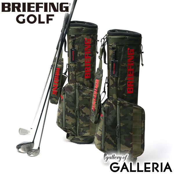 【最大48倍 6/5限定】 ノベルティ付 【日本正規品】 ブリーフィング ゴルフ BRIEFING GOLF キャディバッグ サンデーバッグ VORTEX CANVAS SERIES SUNDAY BAG VORTEX 7型 4分割 迷彩 ショルダー メンズ レディース BRG211G44