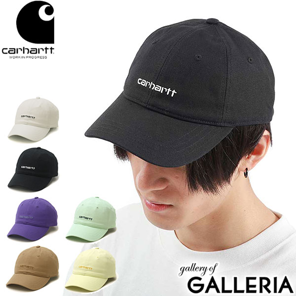 カーハート  帽子 メンズ 【エントリー&楽天カード最大21倍】【日本正規品】 カーハート キャップ Carhartt WIP CANVAS SCRIPT CAP キャンバススクリプトキャップ 帽子 ロゴ アジャスター ローキャップ フリーサイズ サイズ調整 アウトドア メンズ レディース I028876