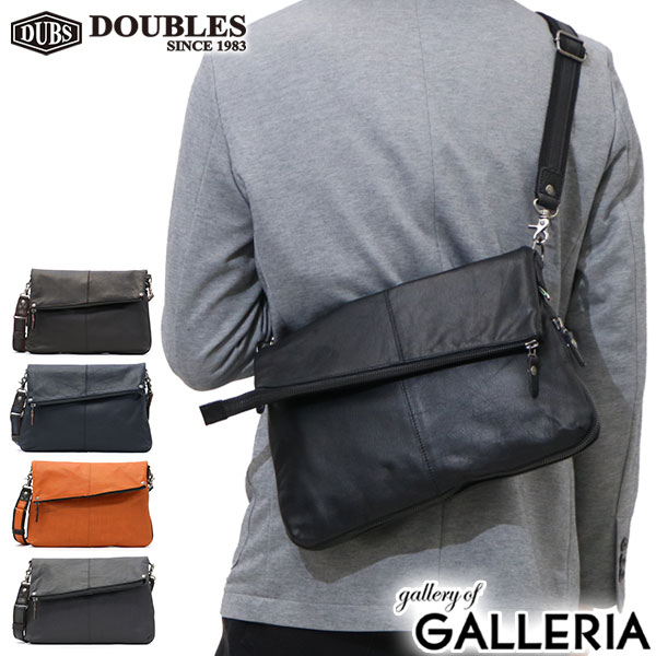 【最大51倍 27日2時迄】 ダブルス ショルダーバッグ DOUBLES バッグ 斜め掛け クラッチ レザー B5 メンズ レディース VLR-1656