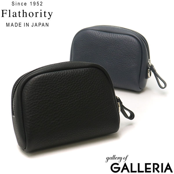  もれなくオリジナルキーホルダープレゼント フラソリティ ポーチ Flathority Coimbra Pouch (M) 小物入れ ミニポーチ 本革 革 レザー 軽い 軽量 ブランド 日本製 メンズ レディース CF-501