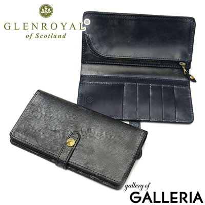 【エントリー&楽天カード最大21倍】 ノベルティ付 【正規品3カ月保証】 GLENROYAL グレンロイヤル 財布 長財布 長サイフ ROUND LONG PURSE LAKELAND COLLECTUON メンズ 革 03-6178