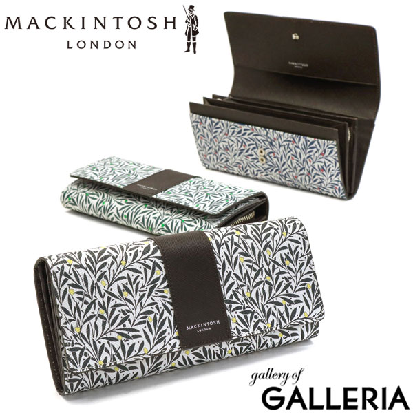 【最大58倍 5/15限定】 マッキントッシュ ロンドン 長財布 MACKINTOSH LONDON ガーデン GARDEN 財布 小銭入れ カード入れ 多い 大容量 かぶせ 革 本革 レザー ブランド ウィリアムモリス ボタニカル柄 レディース MKL5060013