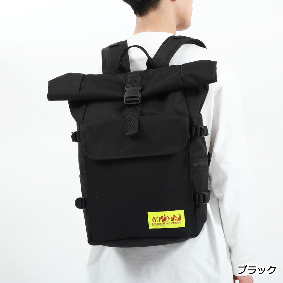 【エントリー&楽天カード最大34倍】【日本正規品】 マンハッタンポーテージ リュック Manhattan Portage Silvercup Backpack NYC Print 2022SS バックパック 大容量 B4 A4 ノートPC 15インチ 防水性 ロールトップ 限定 メンズ レディース MP1236LVLNYC22SS