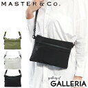 【最大39倍 4/30限定】 マスターアンドコー サコッシュ MASTER&Co. ショルダーバッグ 60/40 CLOTH 60/40クロス 斜めがけ ミニショルダー マスター＆コー メンズ レディース MC1004