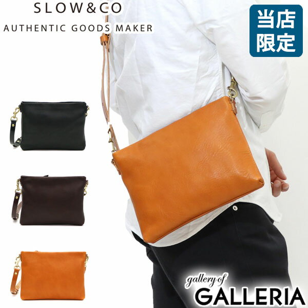 【最大36倍 5/20限定】 ノベルティ付 スロウ バッグ SLOW サコッシュ bono ボーノ pouch shoulder bag S ショルダーバッグ 2WAY 斜めがけ ポーチ メンズ レディース レザー 本革 49S148G