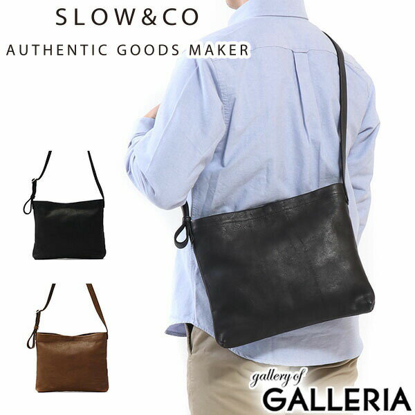 楽天ギャレリア Bag＆Luggage ANNEX【エントリー&楽天カード最大21倍】 ノベルティ付 スロウ ショルダーバッグ SLOW fino フィノ shoulder bag サコッシュ ショルダー 斜め掛け メンズ レディース レザー 本革 49S165H