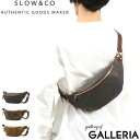 スロウ ボディバッグ メンズ 【最大39倍 4/20限定】 ノベルティ付 スロウ ボディバッグ SLOW バッグ kudu leather-fanny pack クーズー 本革 レザー 横型 斜めがけ コンパクト 日本製 メンズ レディース 300S130J