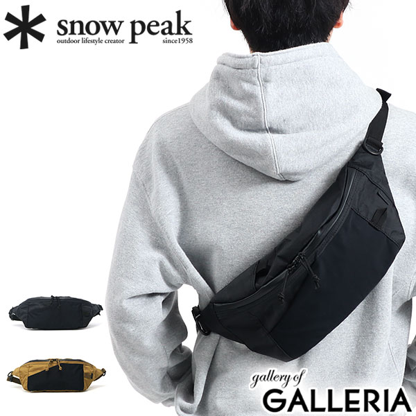 楽天ギャレリア Bag＆Luggage ANNEX【最大31倍 5/20限定】 スノーピーク ウエストバッグ snow peak バッグ X-Pac Nylon Waist Bag 防水 アウトドア ボディバッグ ウエストポーチ メンズ レディース UG-880