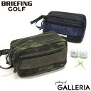 ノベルティ付  ブリーフィング ゴルフ ポーチ BRIEFING GOLF STANDARD SERIES TURF DOUBLE ZIP POUCH 1000D ゴルフポーチ ラウンドポーチ 小物入れ ナイロン 撥水 大きめ 2層 軽量 メンズ レディース BRG231G44