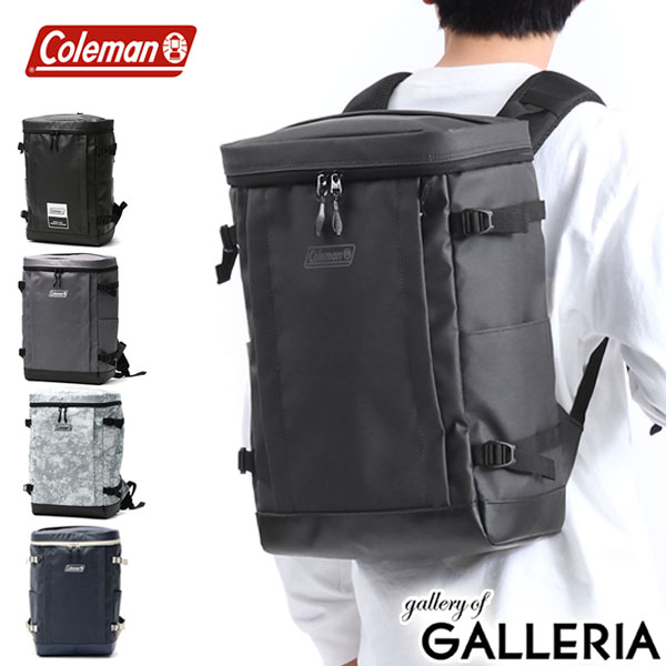 【最大36倍 5/20限定】 ノベルティ付 【公認販売店】 コールマン リュック メンズ レディース 通学 Coleman バックパック 防水 通学リュック 通学用 部活 B4 A4 25L PC収納 スクエア ボックス型 男子 女子 中学生 高校生 シールド 25