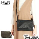 レン ショルダーバッグ クラッチ レディース ブランド 斜め掛けバッグ 小さめ REN 斜めがけ セカンドバッグ 大人 A5 2WAY やぎ革 本革 軽量 おし...