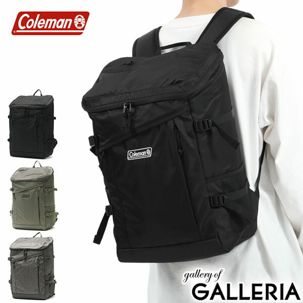 ノベルティ付 【公認販売店】 コールマン リュック Coleman WALKER ウォーカー スクエアバックパック リュックサック 30L B4 A4 大容量 軽量 ノートPC 撥水 通勤 通学 旅行 大学生 高校生 メンズ レディース