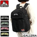 【最大30倍 4/30限定】 ベンデイビス リュック BEN DAVIS W-MESH DAYPACK 27L デイパック リュックサック バックパック A4 B4 ノートPC PC 13インチ 通学 通学リュック 撥水 黒 2層 中学生 高校生 大学生 男子 女子 メンズ レディース BDW-8238