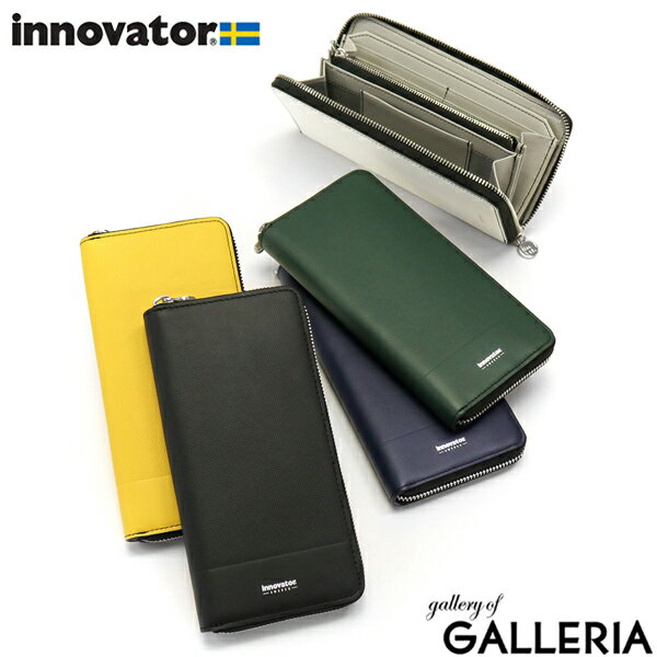  ノベルティ付  イノベーター 長財布 innovator Round Fastener Wallet L 本革 革 イタリアンレザー 小銭入れ ラウンドファスナー カード収納 大容量 メンズ レディース INW48