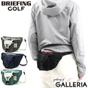 ノベルティ付 【日本正規品】 ブリーフィング ゴルフ バッグ BRIEFING GOLF ウエストバッグ ウエストポーチ ECO TWIL SERIES ROUND WAIST POUCH ECO TWILL ボディバッグ 斜めがけ 小さめ メンズ レディース BRG223EA0