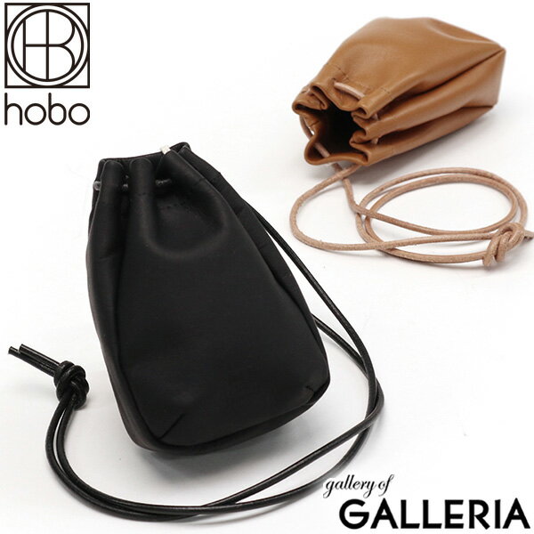  ホーボー ポーチ hobo DRAWSTRING POUCH MINI COW LEATHER 巾着ポーチ ミニポーチ ネックポーチ シンプル 本革 革 日本製 メンズ レディース HB-BG3505